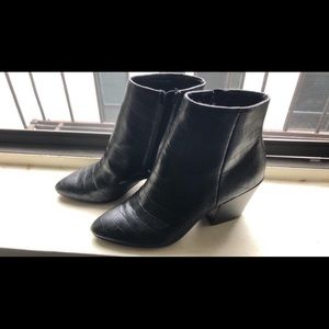 Black Snakeskin Booties Dolce Vita from Nordstrom